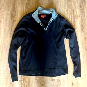 Hugo Boss Orange 1/4 zip sweatshirt